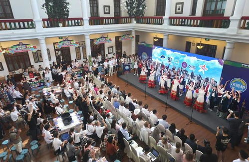 上合組織國家青年學生“萬花筒”文化市集在津啟幕，共筑文化藝術交流之橋